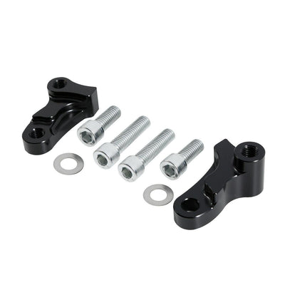 1.75" Black Drop Lowering Kit Fit For Harley Dyna Wide Glide Super Glide 06-17 - Moto Life Products
