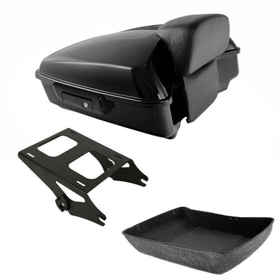 Chopped Trunk Backrest Mount Rack Fit For Harley Road Glide 2014-2022 Tour Pak - Moto Life Products