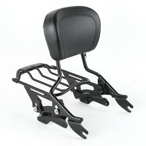 Sissy Bar Backrest Luggage Rack Docking Kit Fit For Harley Touring Road Glide14+ - Moto Life Products