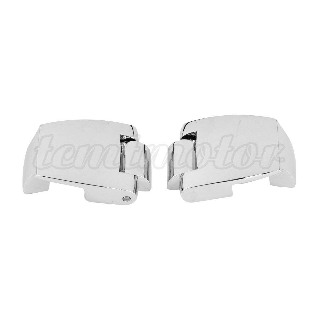 Chrome Trunk Luggage Hinges For Harley Tour Pak 88-13 Touring Road Electra Glide - Moto Life Products