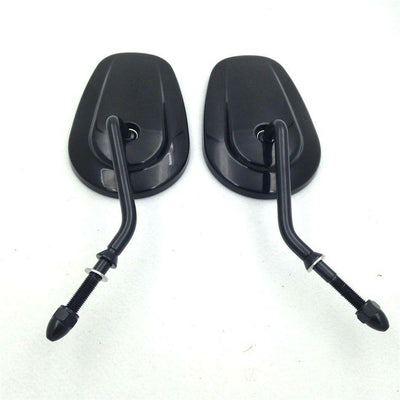 Black Mirrors For Fits 1982-Later Harley Davidson Models (excepte VRSCF,and XL) - Moto Life Products