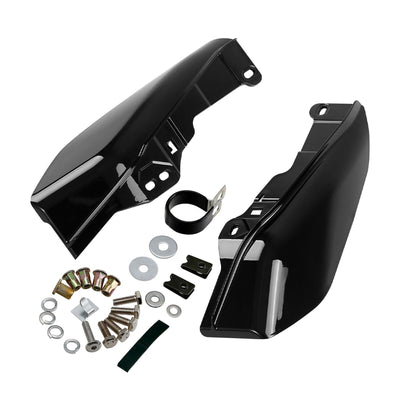 Black Mid Frame Air Deflectors Fit For Harley Electra Street Road Glide 17-21 US - Moto Life Products