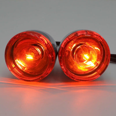 Amber Rear Turn Signal Light Indicator For Harley XL883 1200 FLSB FXST FLDE FLHC - Moto Life Products