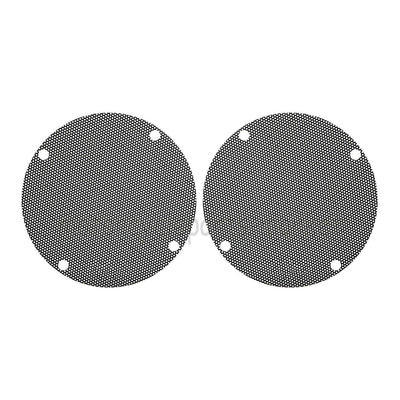 Motorcycle Black Mesh Rear Speaker Grill Covers For Harley Touring Electra Glide - Moto Life Products