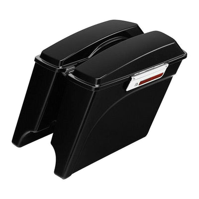 5" Stretched Extended Hard Saddlebags w/ Lids Fit For Harley Touring 1993-2013 - Moto Life Products