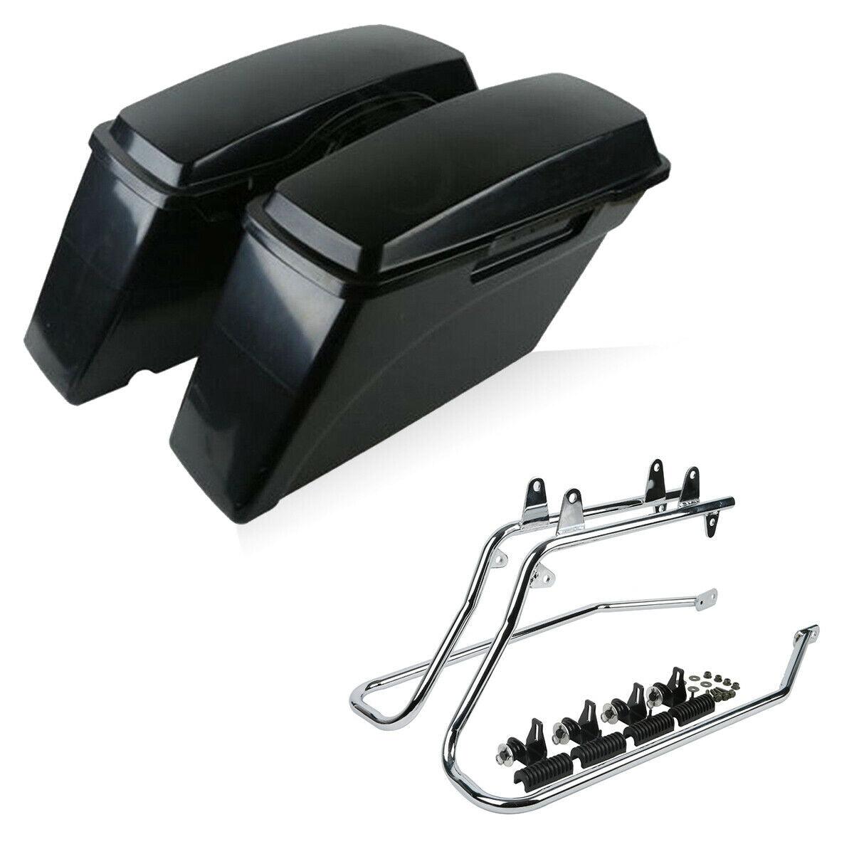 Hard Saddlebags Conversion Bracket Mounts Fit For Harley Davidson Softail 86-17 - Moto Life Products