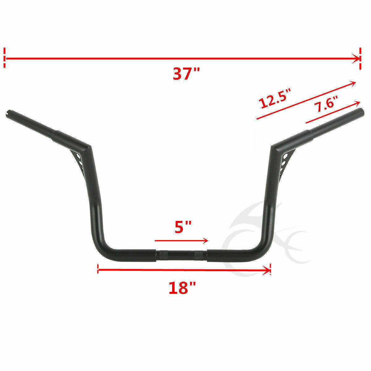 12/14/16/18" Rise Handlebar Fit For Harley Touring Dressers Baggers 1982-2021 US - Moto Life Products