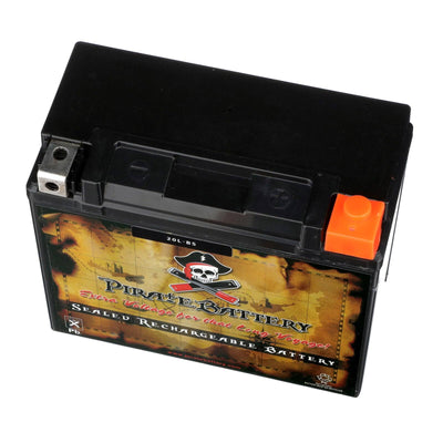 YTX20L-BS High Performance - Maintenance Free - Sealed AGM Motorcycle Battery - Moto Life Products