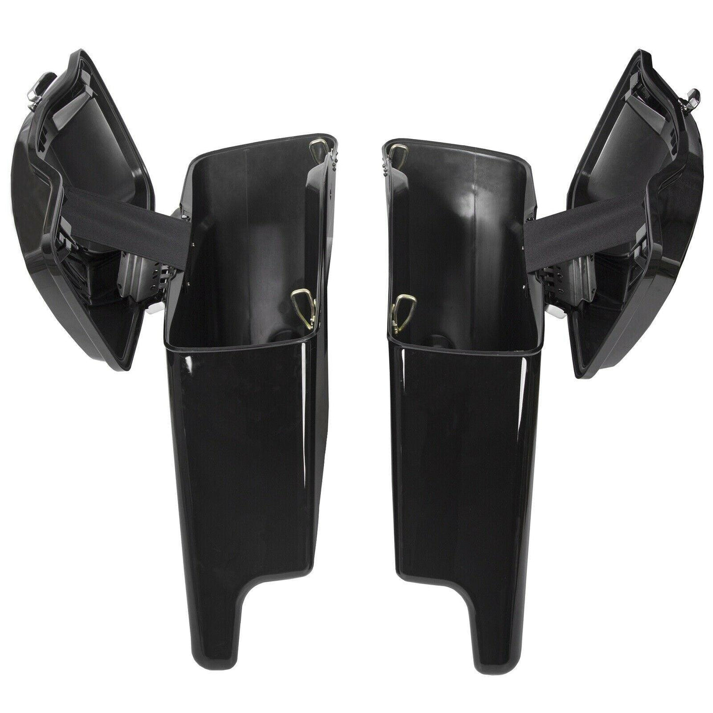 5" Stretched Extended Hard Saddle Bags For Harley Electra Glide Road King 93-13 - Moto Life Products