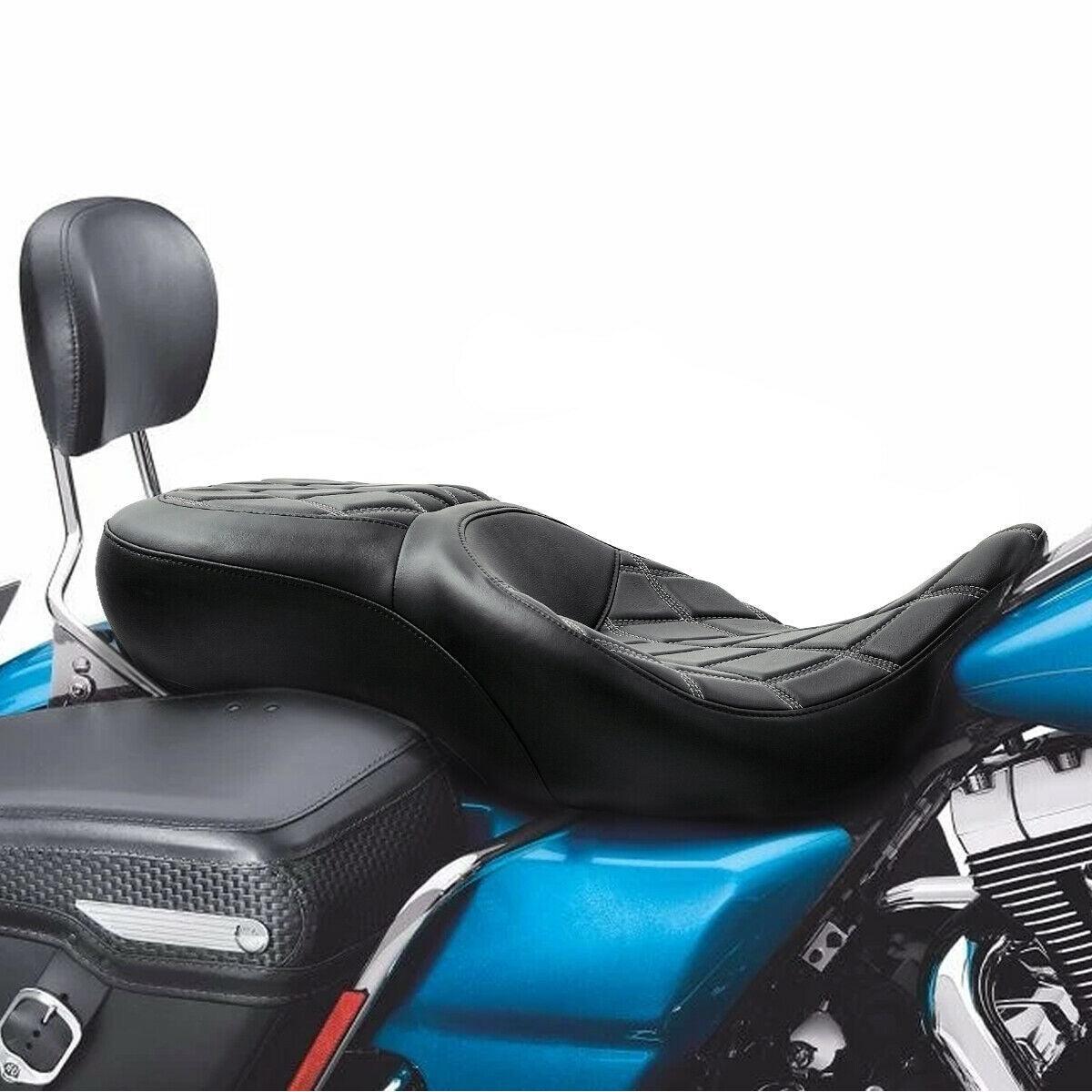 Driver Rider Passenger Seat Fit For Harley Touring CVO Street Glide FLHXSE 09-21 - Moto Life Products