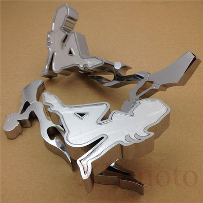 Chrome Custom Hot Momma Mirror fit for Harley Electra Heritage Sportster Glide - Moto Life Products