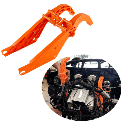 Orange Arm Batwing Fairing Support Bracket For Harley Electra Glide Police FLHTP - Moto Life Products