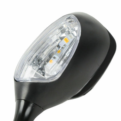 LED Integrated Turn Signal Side View Mirrors For Suzuki GSXR 600 750 2006-2021 - Moto Life Products