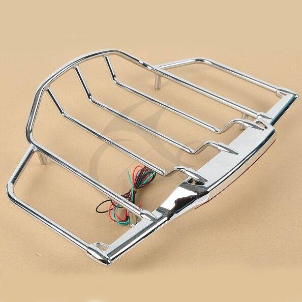 Tour Pak Luggage Rack w/ LED Light For Harley Touring Road King 2014-22 Air Wing - Moto Life Products