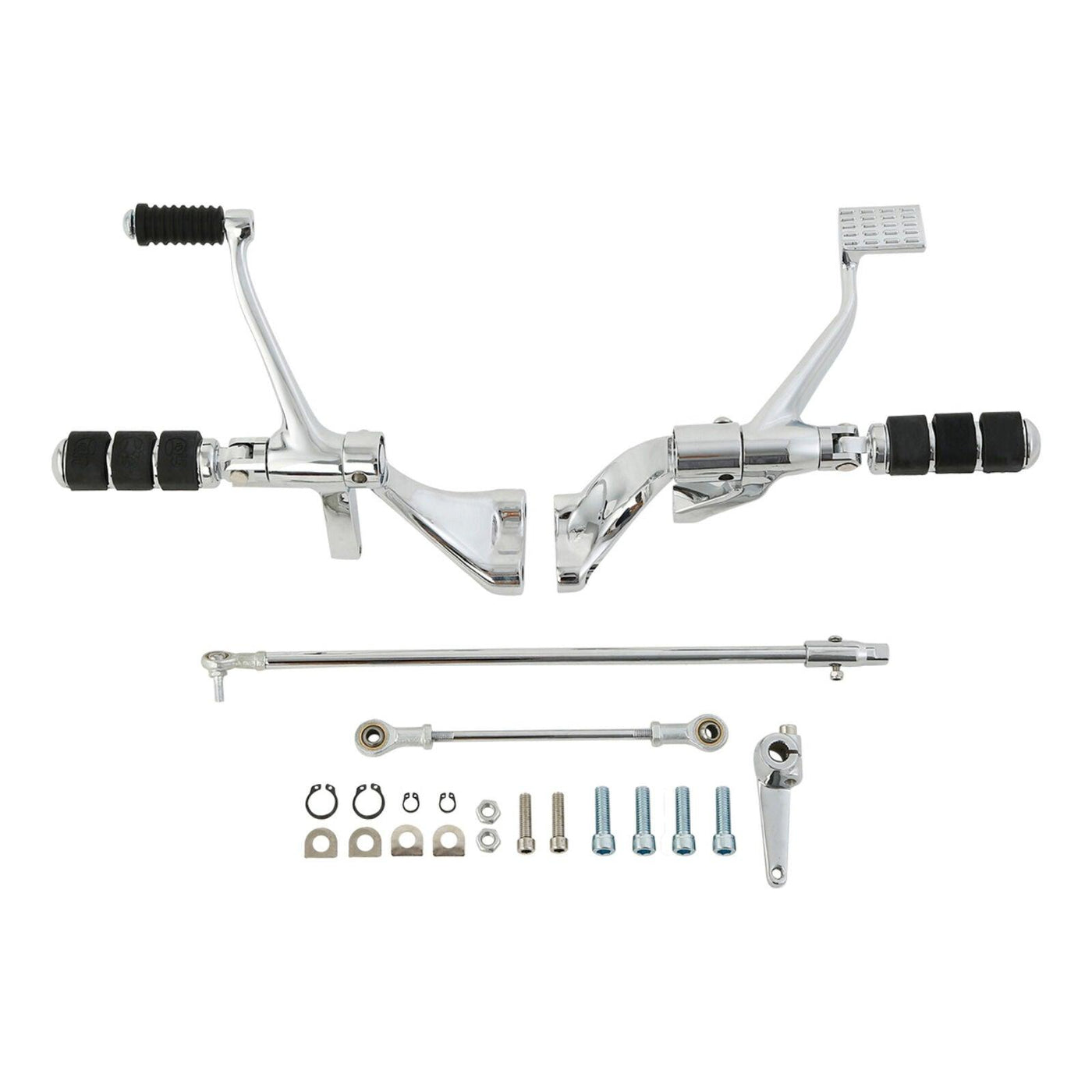 Forward Controls Pegs Levers Linkages For Harley Sportster 883 1200 14-Up Chrome - Moto Life Products