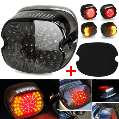 LED Rear Tail Light Brake Smoke for Harley Touring Dyna Glide Softail Sportster - Moto Life Products
