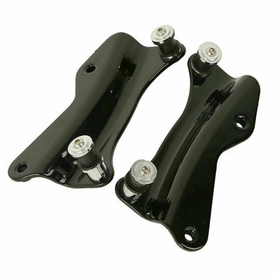 Black 4 Point Docking Hardware Kit For Harley 14-21 Touring Road Glide 52300354 - Moto Life Products