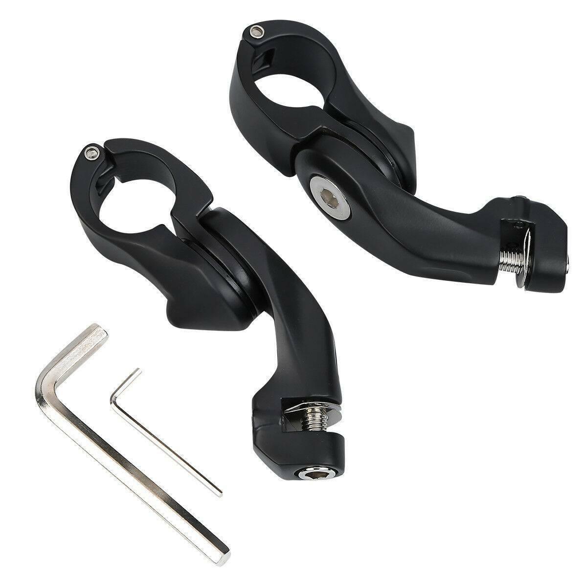 1-1/4" Short Angled Pegstreamliner Engine Guard Foot Pegs Fit For Harley Touring - Moto Life Products