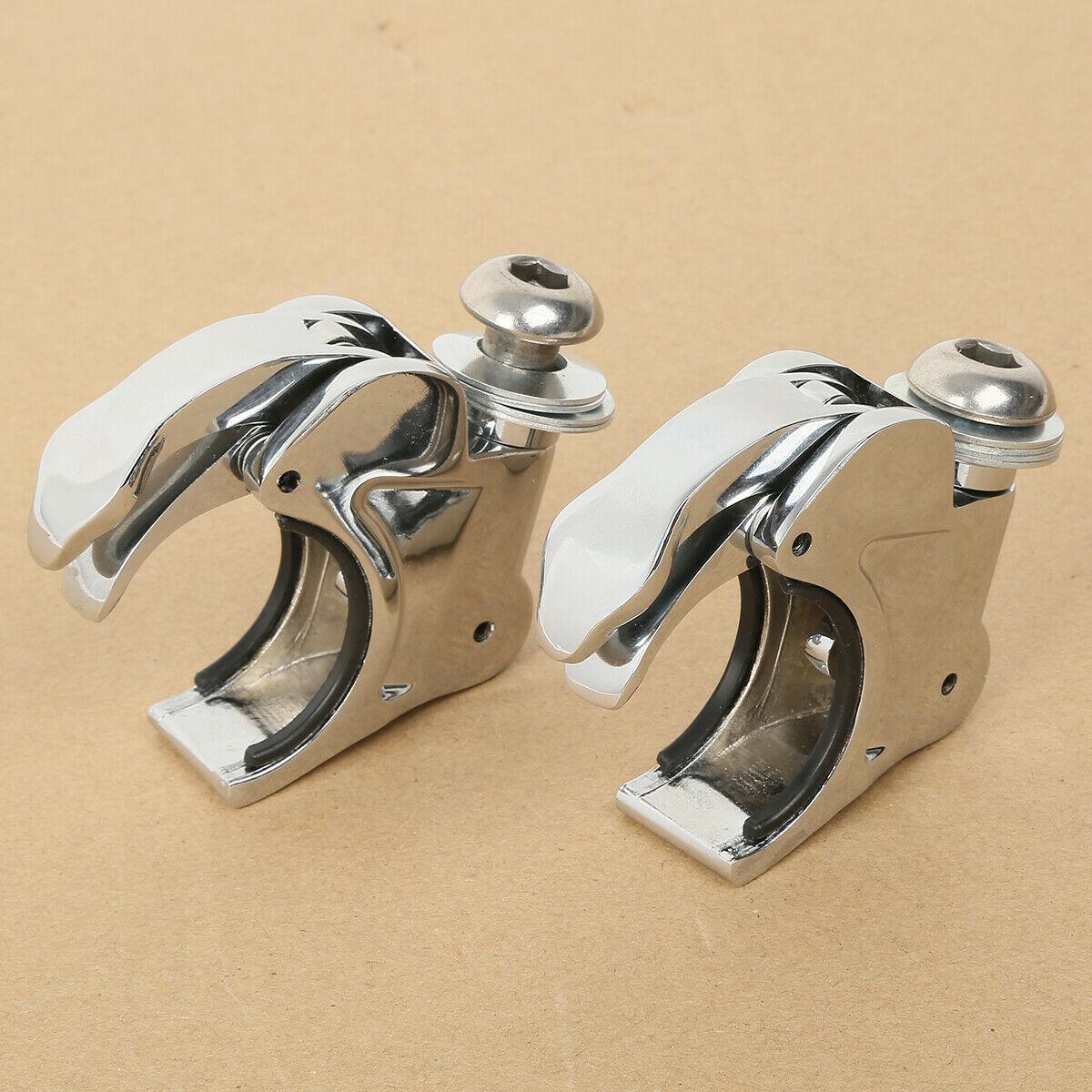 41mm Windshield Clamps Fit For Harley Softail Night Train FXS FXST FXSTB 88-13 - Moto Life Products