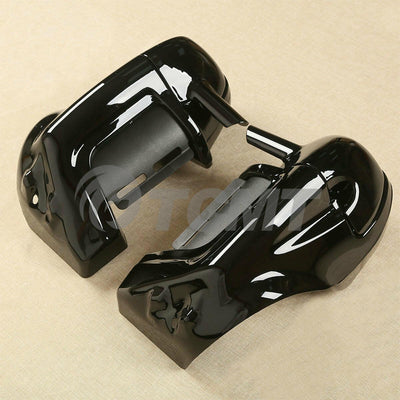 6.5" Speaker Box Pods Lower Vented Leg Fairings Fit For Harley Touring 1983-2013 - Moto Life Products
