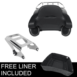 Pack Trunk Pad Speakers & Rack Fit For Harley Tour Pak Electra Road Glide 09-13 - Moto Life Products