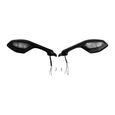 Rear View Mirrors LED Turn Signal For Yamaha YZF-R1 2015-2020 YZF-R6 YZFR6 2017 - Moto Life Products