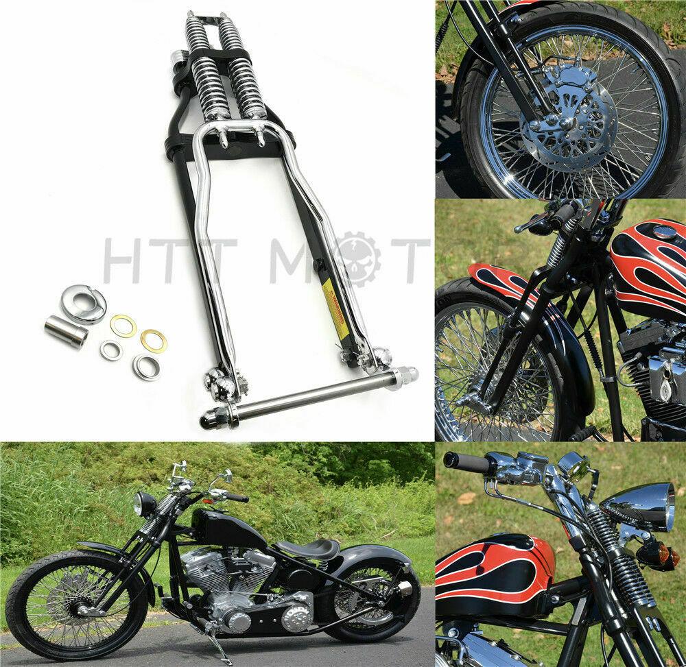 Chrome Springer Front End +4 Length For Harley Sportster Bobber Chopper - Moto Life Products