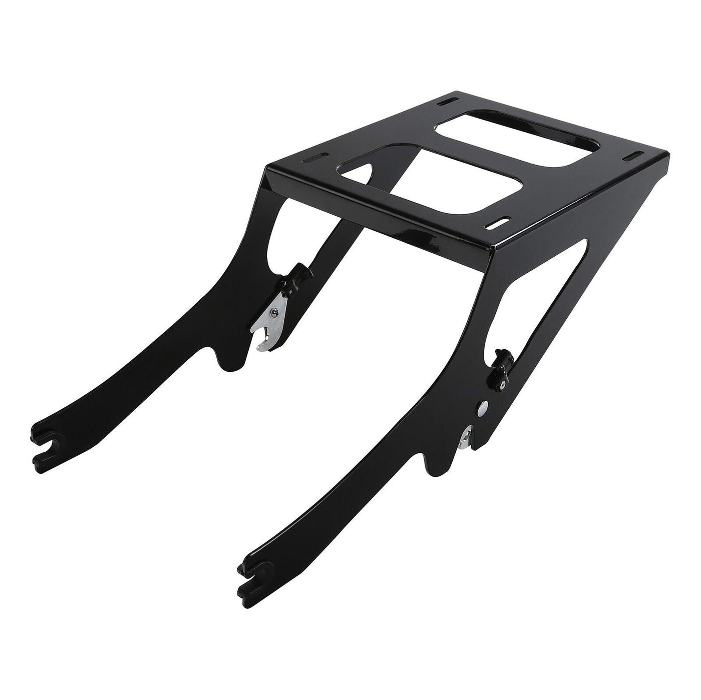 2-Up Mounting Rack Fit For Harley Deluxe FLDE Heritage Classic 18+ Black/Chrome - Moto Life Products