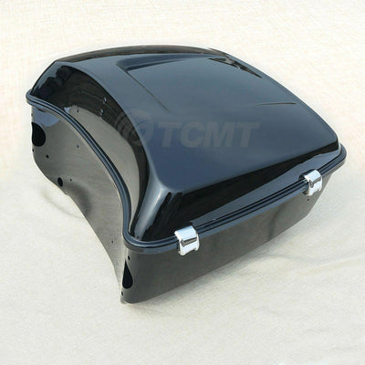 Black Tour Trunk Fit For Harley Touring Tour Pak Road Electra Glide 2014-2022 21 - Moto Life Products