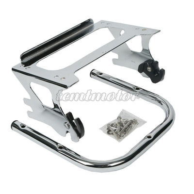 2-Up Pack Luggage Rack+Docking Kits For Harley Tour Pak Touring FLHR FLTR 97-08 - Moto Life Products