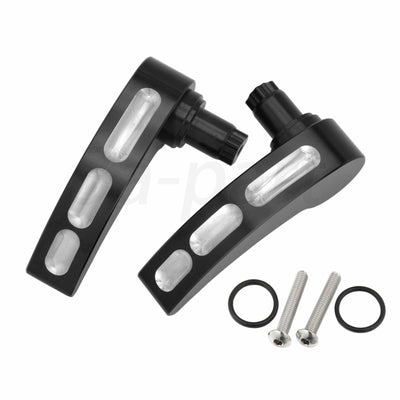 Aluminum Black Saddlebag Latch Lifters Fit For Harley Touring Street Glide 14-21 - Moto Life Products