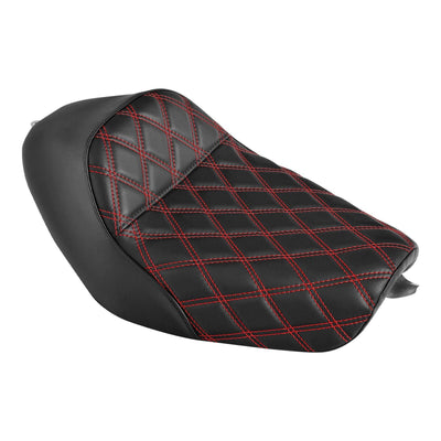 Black Driver Solo Seat Cushion Fit For Harley Sportster XL 883 XL 1200 10-21 20 - Moto Life Products