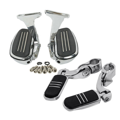 Pegstreamliner Passenger Floorboard FootPeg/Mount Fit for Harley Touring Glide - Moto Life Products