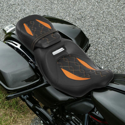 Driver + Passenger Seat Fit For Harley Touring Road Glide Street Glide 2009-2022 - Moto Life Products