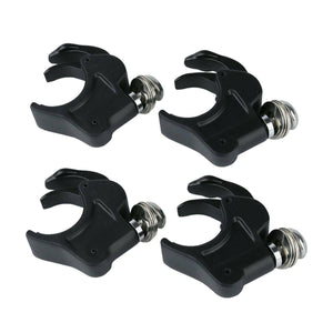 4PCS Black 41mm Windshield Clamps For Harley Softail FXST 1988-2013 FXDWG 93-05 - Moto Life Products