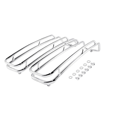 Chrome Saddlebags Lids Top Rail Guards Fit For Harley Road Glide 1994-2013 2012 - Moto Life Products