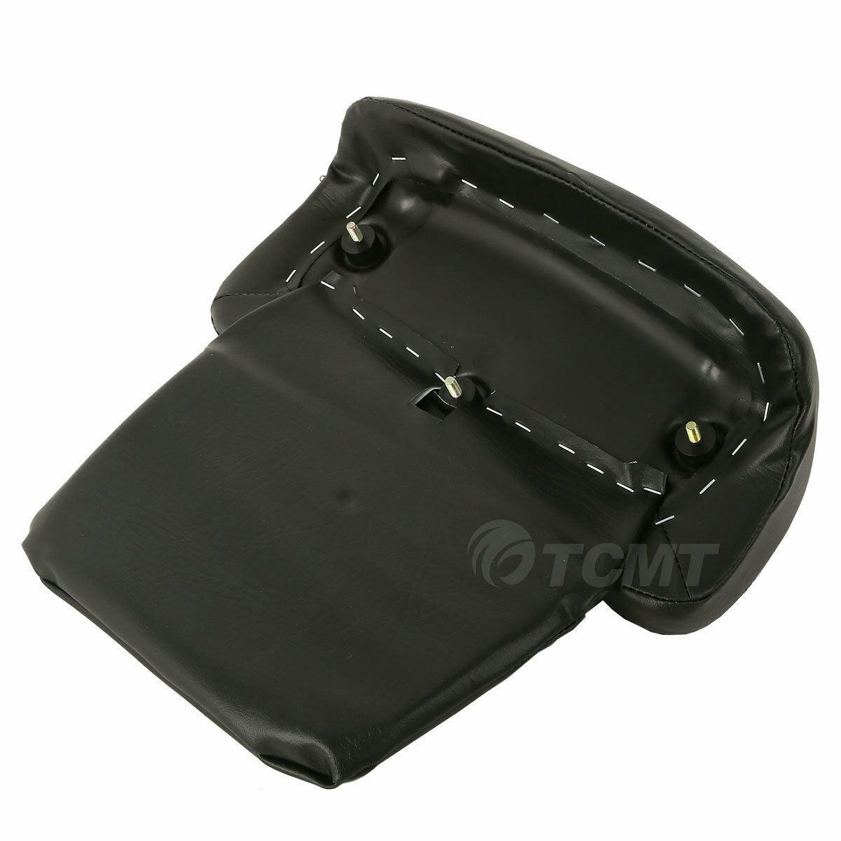 Matte Black Razor Pack Trunk w/ Backrest For Harley Tour Pak Touring 2014-22 19 - Moto Life Products