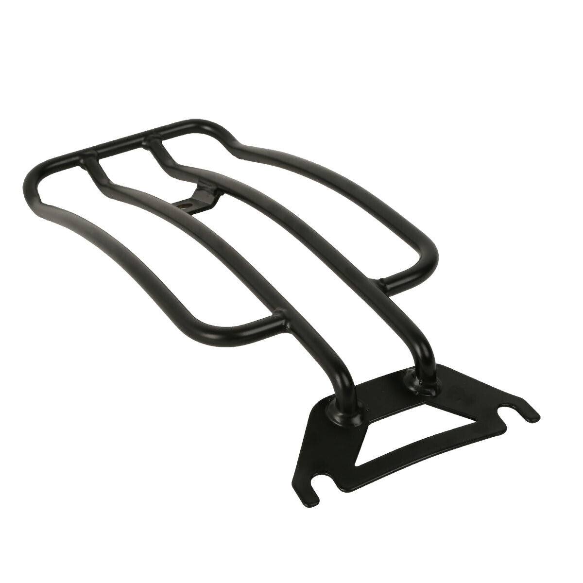 Solo Seat Luggage Rack Fit For Harley Touring Electra Street Glide 97-Up1 Black - Moto Life Products