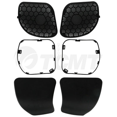 Inner Outer Fairing Speakers Covers Grille Fit For Harley Road Glide FLTRX 15-21 - Moto Life Products