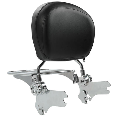 Adjustable 2-in-1 Sissy Bar Backrest & Luggage Rack For Harley 97-08 Touring - Moto Life Products