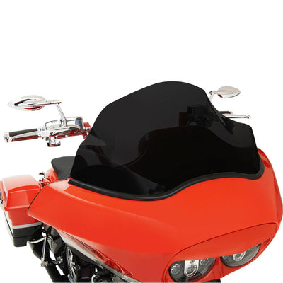 9.5" Windshield Screen W/ Chrome Trim Fit For Harley Road Glide FLTR FLTRX 04-13 - Moto Life Products