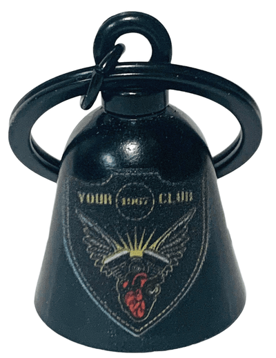 Custom Design Motorcycle 'Evil Spirits' Biker Guard Bell. Black Bell Color - Moto Life Products