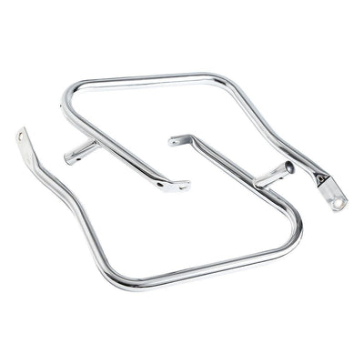 Chrome Hard Saddlebags Guard Bracket Fit For Harley Road King Glide 2014-2021 19 - Moto Life Products