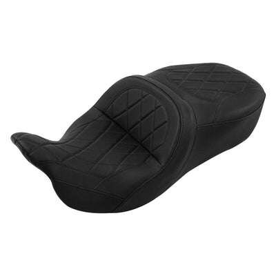 Black Rider Driver & Passenger Seat Fit For Harley Road King Street Glide 09-22 - Moto Life Products