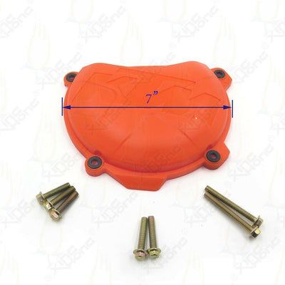 Orange Clutch Cover Protection Guard Saver For KTM 250 350 SX-F XC-F - Moto Life Products