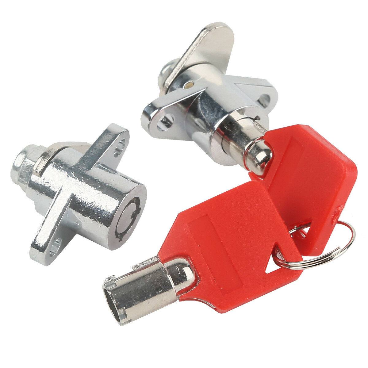 Red Hard Saddlebags Lock Keys Fit For Harley Touring Road King Glide 1993-2013 - Moto Life Products