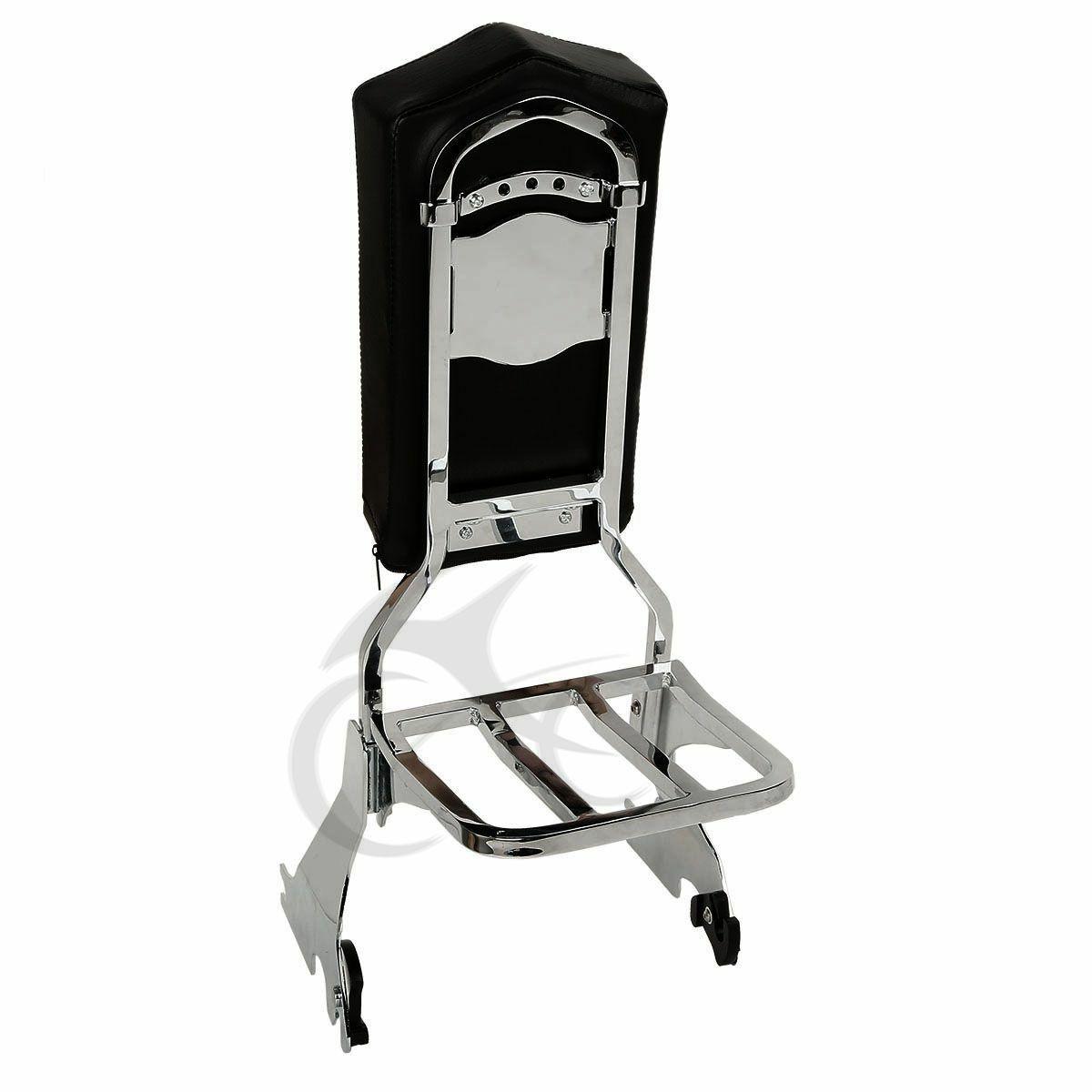 Backrest Sissy Bar Luggage Rack Fit For Harley Sportster 883 1200 48 72 04-21 US - Moto Life Products