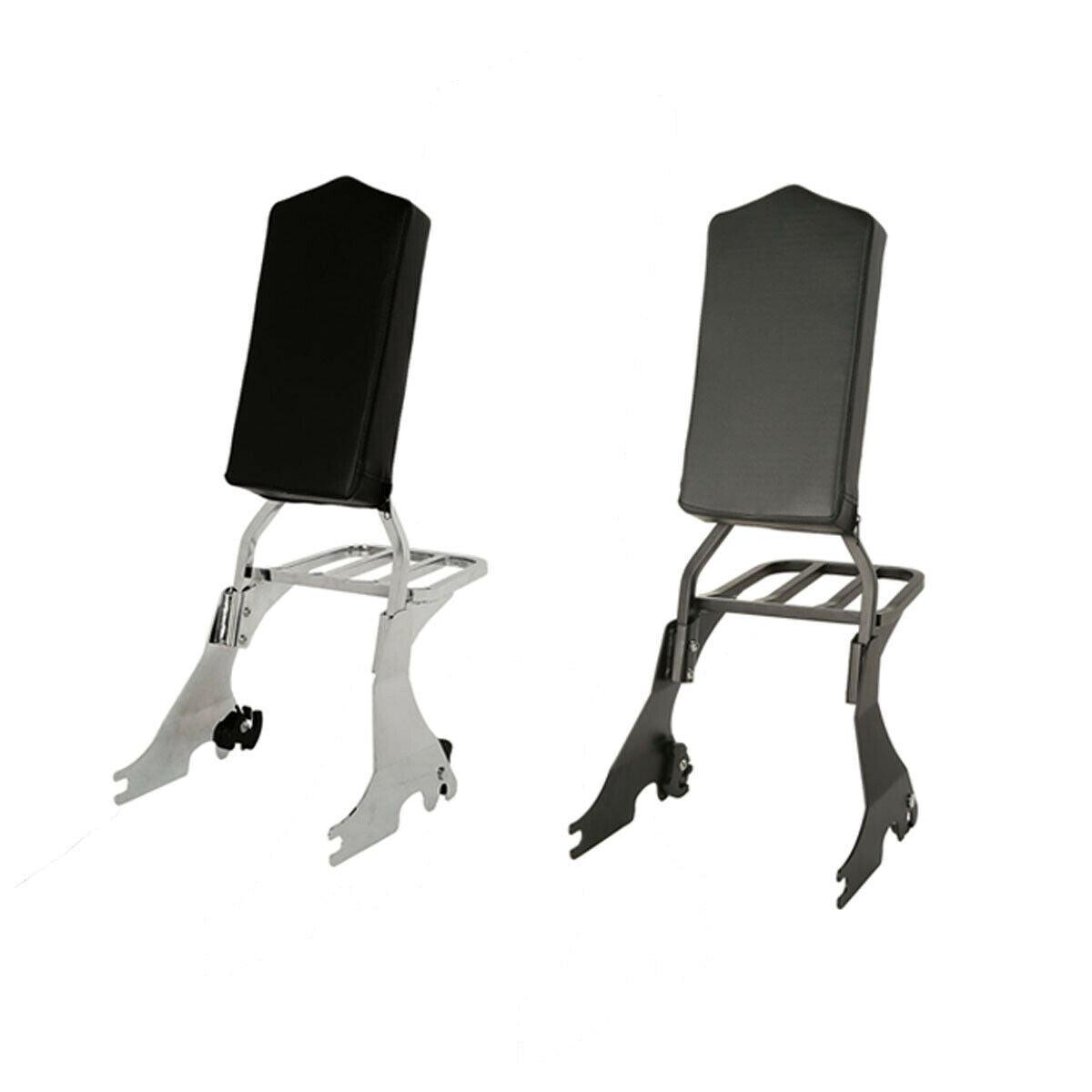 Backrest Sissy Bar Luggage Rack Fit For Harley Sportster 883 1200 48 72 04-21 US - Moto Life Products