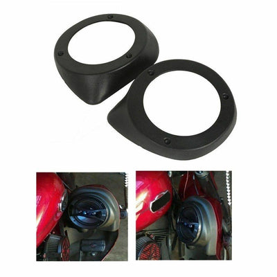 6.5" 6 1/2" Speaker Boxes Pod For Harley Electra Street Glide Road King 97-14 13 - Moto Life Products