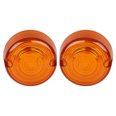 Turn Signal Lens Cover For Harley 86-01 Dyna FXD Softail Sportster XLH 1200 883 - Moto Life Products